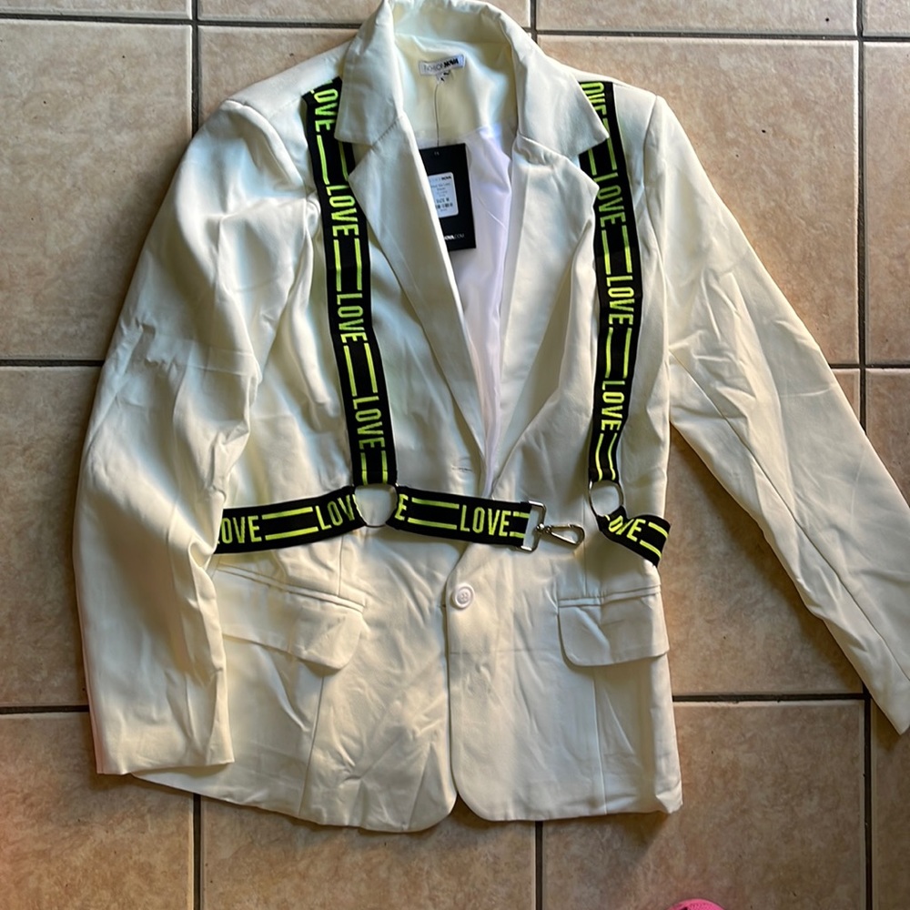 Brand new white blazer